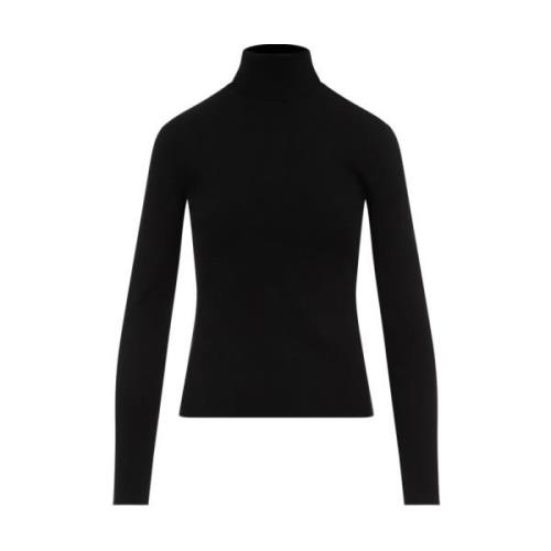 Gabriela Hearst Svart Turtleneck Tröja Black, Dam