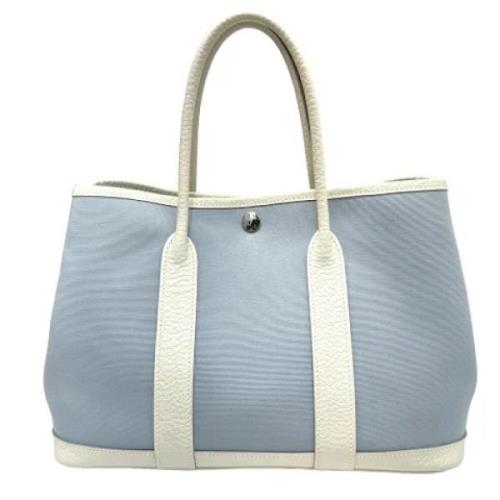 Hermès Vintage Pre-owned Tyg totevskor Blue, Dam