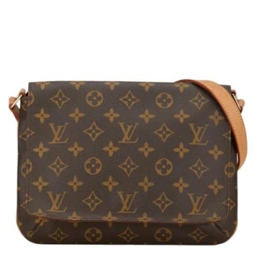 Louis Vuitton Vintage Pre-owned Canvas louis-vuitton-vskor Brown, Dam