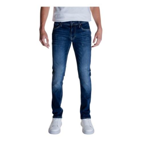 Antony Morato Vintage Overdyed Jeans Collection Blue, Herr