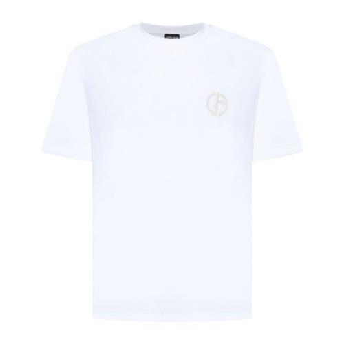 Giorgio Armani Snygga T-shirts och Polos White, Herr