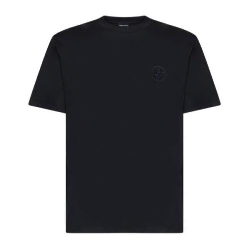 Giorgio Armani Svarta T-shirts och Polos Black, Herr