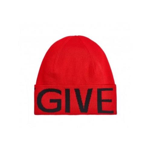 Givenchy Kontrast Maxi Logo Print Hat Red, Herr