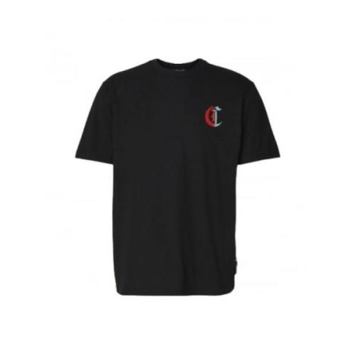 Just Cavalli Bomull Logo Crewneck T-shirt Black, Herr