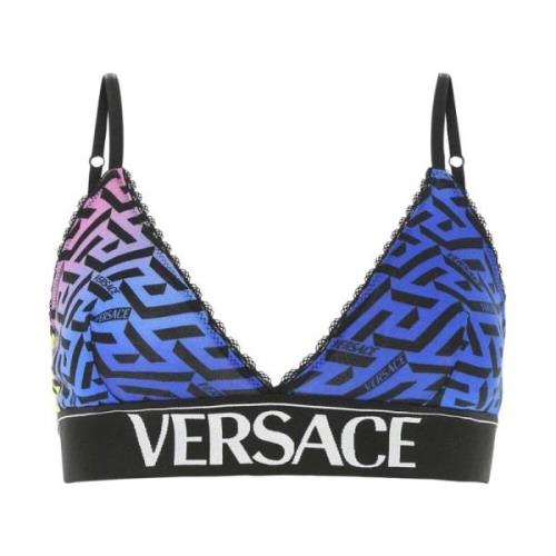 Versace Snygg Bralette för Kvinnor Blue, Dam