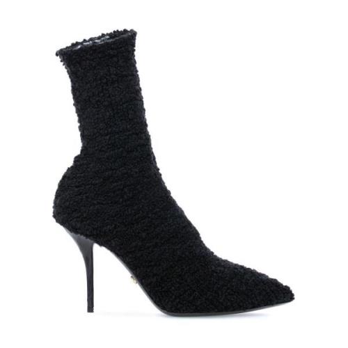 Dolce & Gabbana Stiliga Ankelboots Black, Dam