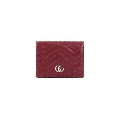 Gucci Röd Läder Crossbody Väska Red, Dam