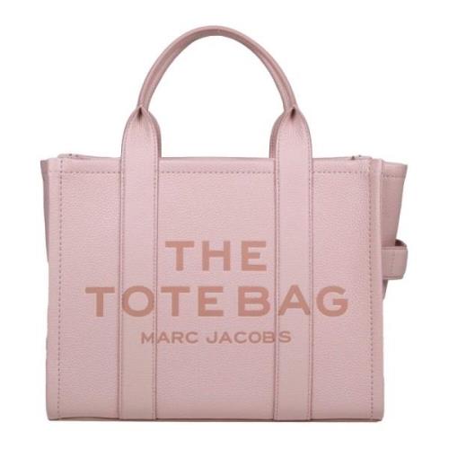 Marc Jacobs Rosa Läder Shopper Handväska Pink, Dam