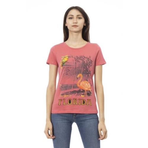 Trussardi T-Shirts Pink, Dam