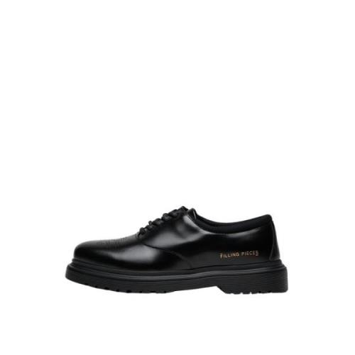 Filling Pieces Svart Derby Gowtu Black, Herr