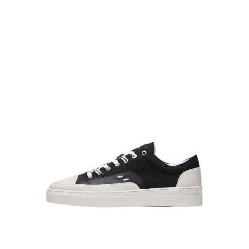 Filling Pieces Riviera Low Black Black, Herr