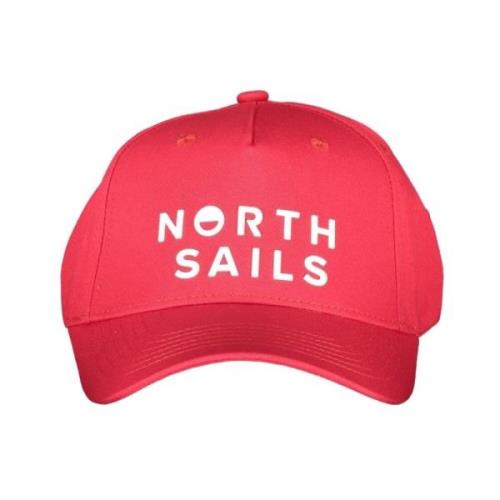 North Sails Bomullshattar med skärm och logotyp Pink, Herr
