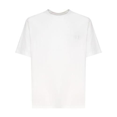 Ferrari Vit Bomull T-shirt med Sidologo White, Herr