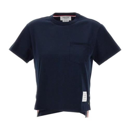Thom Browne Stiliga T-shirts och Polos Blue, Dam