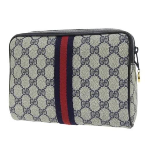 Gucci Vintage Pre-owned Canvas gucci-vskor Gray, Dam