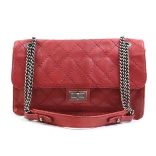 Chanel Vintage Pre-owned Laeder axelremsvskor Red, Dam