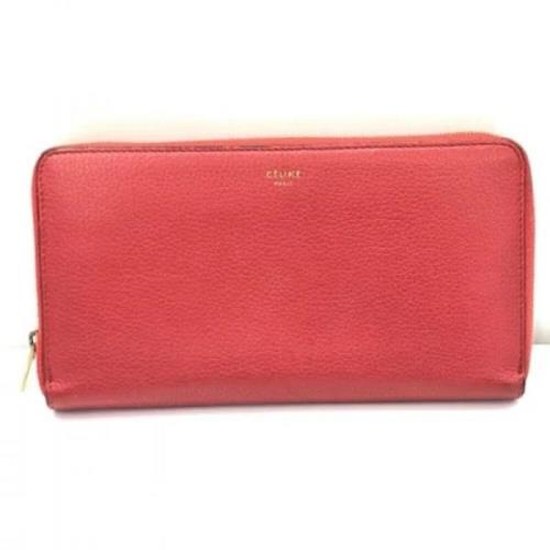 Celine Vintage Pre-owned Tyg plnbcker Red, Dam