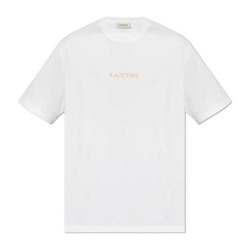 Lanvin Bomull t-shirt av White, Herr