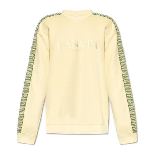 Lanvin Bomullssweatshirt Yellow, Herr