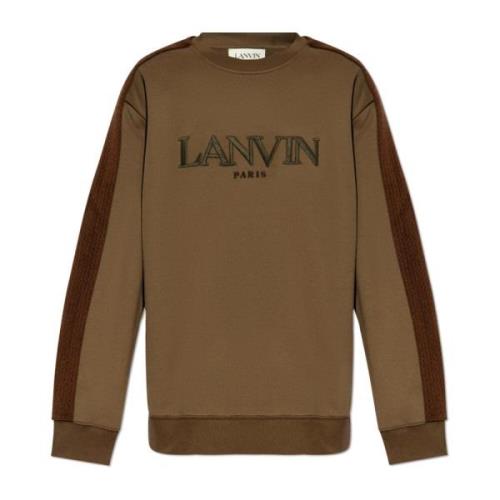 Lanvin Bomullssweatshirt Brown, Herr