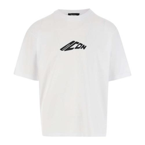 Dsquared2 Snygga T-shirts för män och kvinnor White, Herr