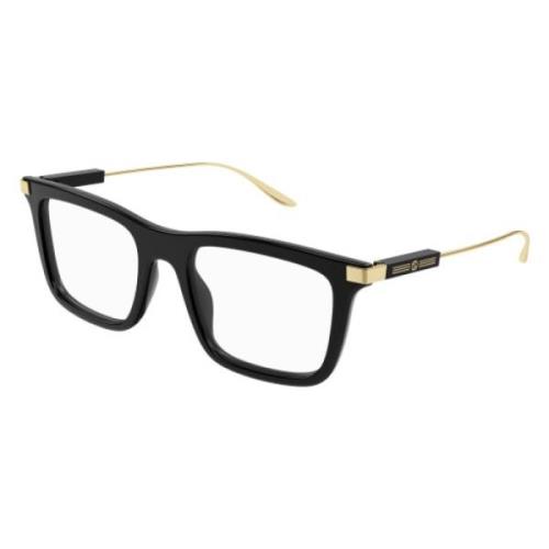 Gucci Rektangulära Optiska Glasögon Svart Black, Unisex