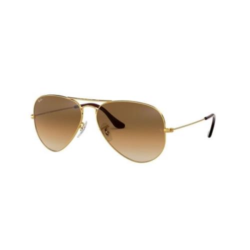 Ray-Ban Klassiska Aviator Solglasögon i Guld Yellow, Unisex