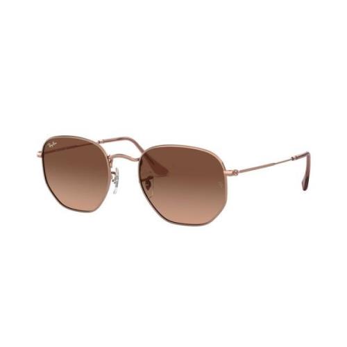 Ray-Ban Hexagonala solglasögon i kopparbrun Pink, Unisex