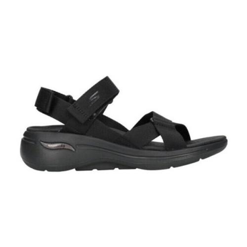 Skechers Komfort Sandal Black, Dam