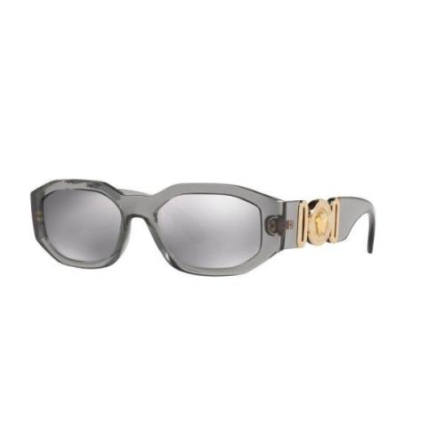 Versace Aviator solglasögon i Transparent Grå Gray, Herr