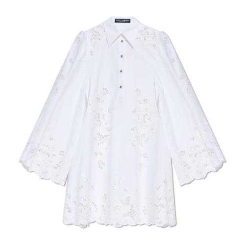 Dolce & Gabbana Öppen arbetsklänning White, Dam