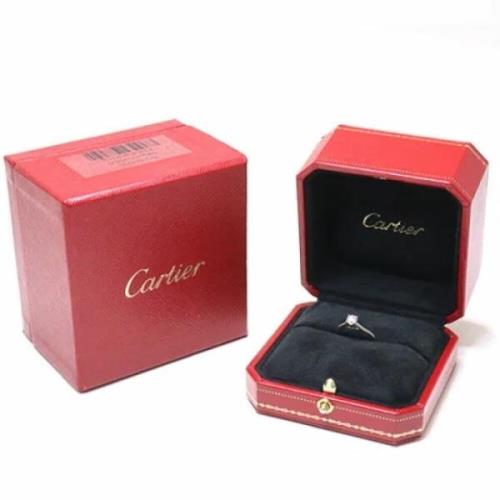 Cartier Vintage Pre-owned Platina ringar Gray, Dam