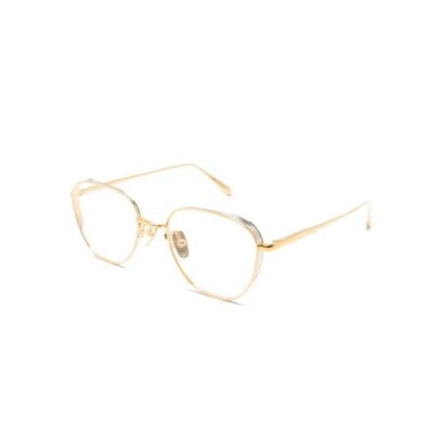 Linda Farrow Lfl1503 C4 OPT Optical Frame Yellow, Dam