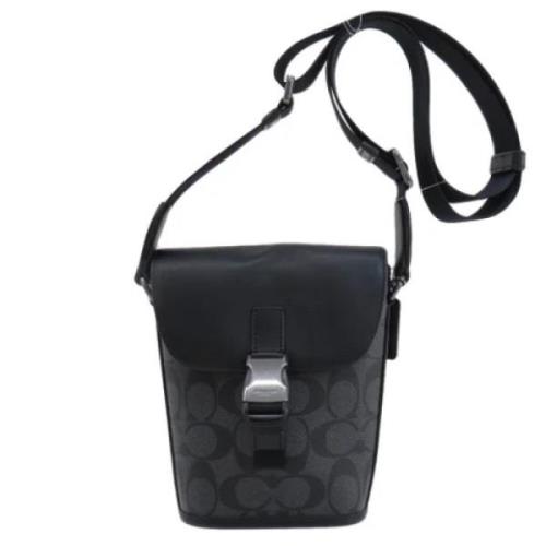 Coach Pre-owned Pre-owned Tyg axelremsvskor Black, Dam