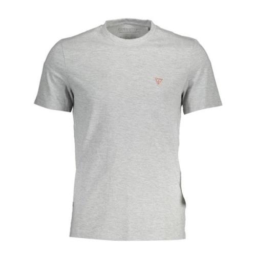 Guess Grå Bomull Logo T-Shirt Gray, Dam