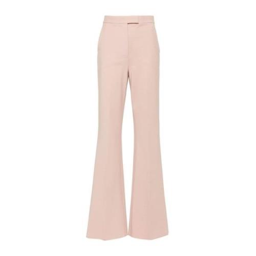 Max Mara Puderrosa Byxor med Pressveck Pink, Dam