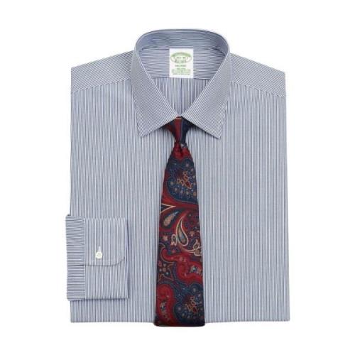 Brooks Brothers Milano Slim-fit Non-iron Sport Skjorta, Poplin Stretch...