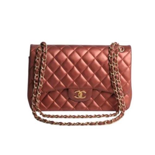 Chanel Vintage Pre-owned Laeder chanel-vskor Red, Dam