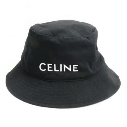 Celine Vintage Pre-owned Tyg hattar-och-kepsar Black, Unisex