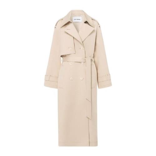 IVY OAK Klassisk dubbelknäppt trenchcoat Beige, Dam