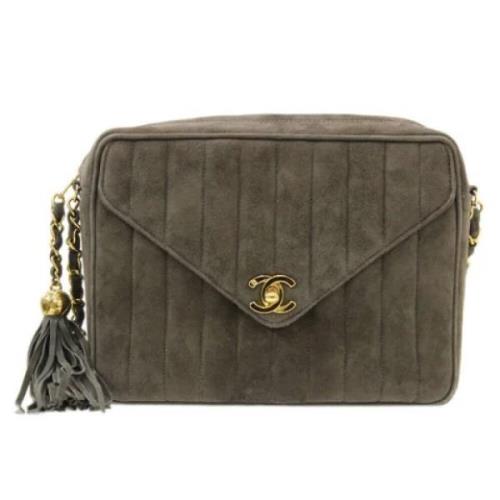 Chanel Vintage Pre-owned Tyg chanel-vskor Beige, Dam