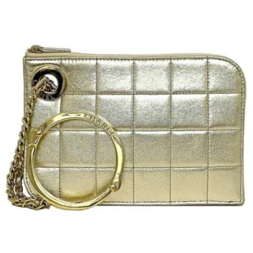 Chanel Vintage Pre-owned Tyg chanel-vskor Beige, Dam