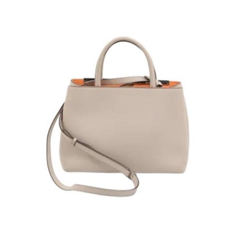 Fendi Vintage Pre-owned Laeder handvskor Beige, Dam