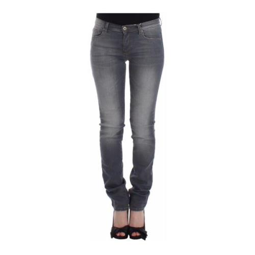 Ermanno Scervino Slim-fit Jeans Gray, Dam