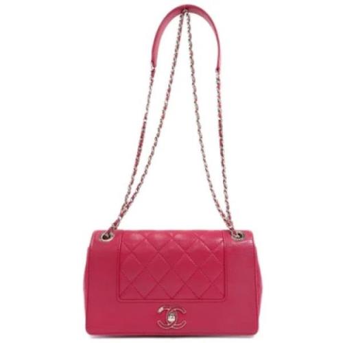 Chanel Vintage Pre-owned Tyg chanel-vskor Red, Dam