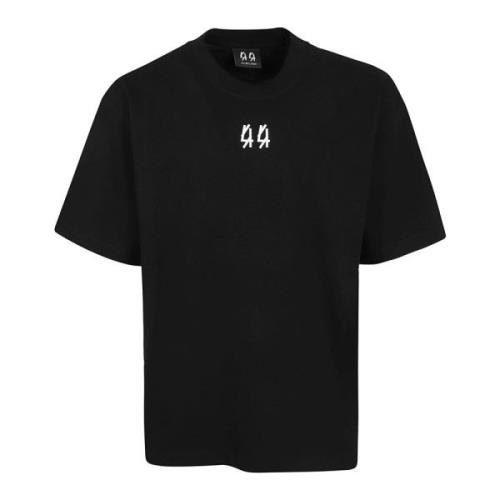 44 Label Group Svart T-shirt för män Aw24 Black, Herr