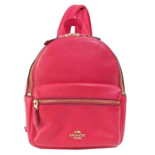 Coach Pre-owned Pre-owned Tyg ryggsckar Pink, Dam