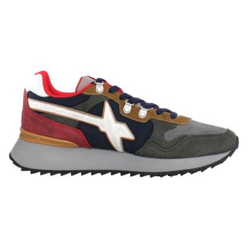 W6Yz Blå Tekniska Sneakers med Chunky Sula Multicolor, Herr