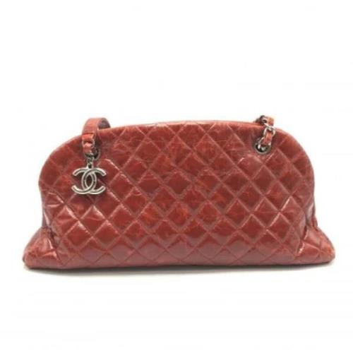 Chanel Vintage Pre-owned Tyg chanel-vskor Red, Dam