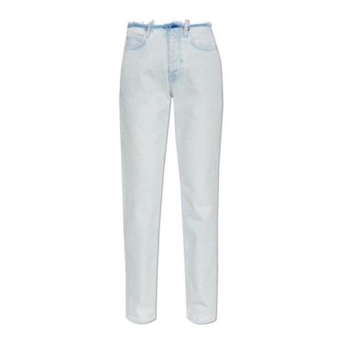 Balenciaga Jeans med en vintageeffekt Blue, Dam